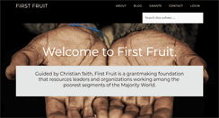 Desktop Screenshot of firstfruit.org
