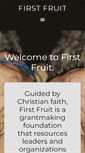 Mobile Screenshot of firstfruit.org